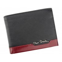 Portofel Pierre Cardin TILAK37 8805 RFID - negru + roșu