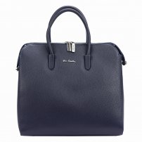 Kožená geantă de mână Pierre Cardin 55045 TSC DOLLARO - albastru marinăresc